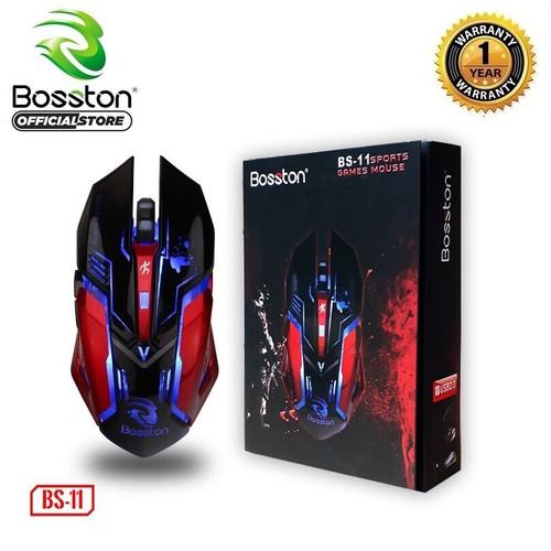 Mouse Bosston BS11 đen LED